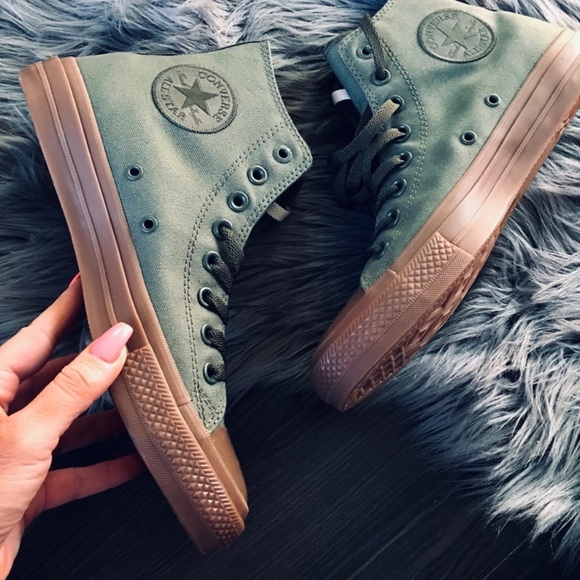 Green converse gum sole Clearance